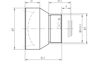 35mm f/1.2 Athermalized Lenses for LWIR Thermal Imaging Camera